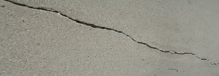 cracked driveway - JK Muerer